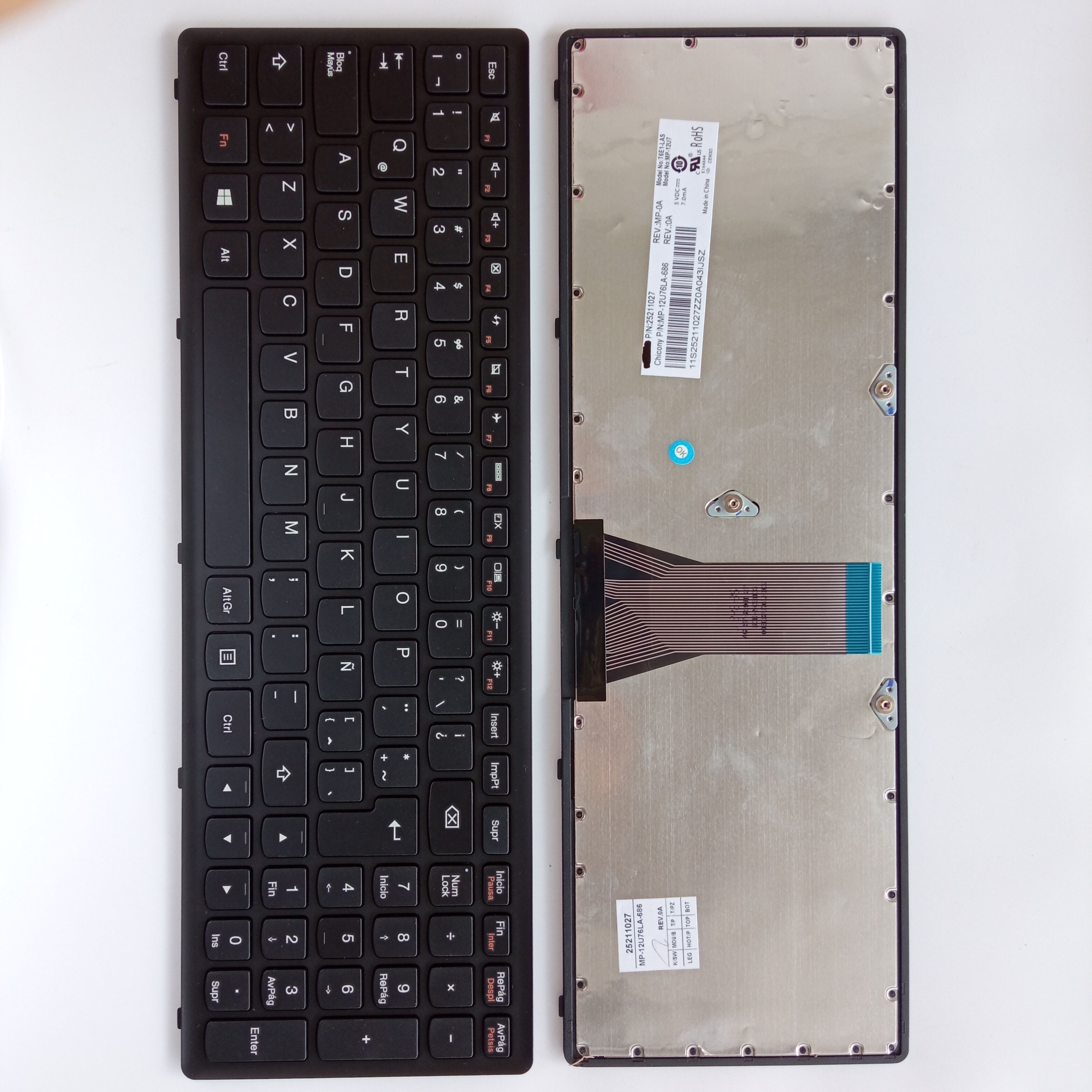 Picture of New Replacement Laptop Keyboard For LENOVO G500S BLACK FRAME BLACK LA Layout